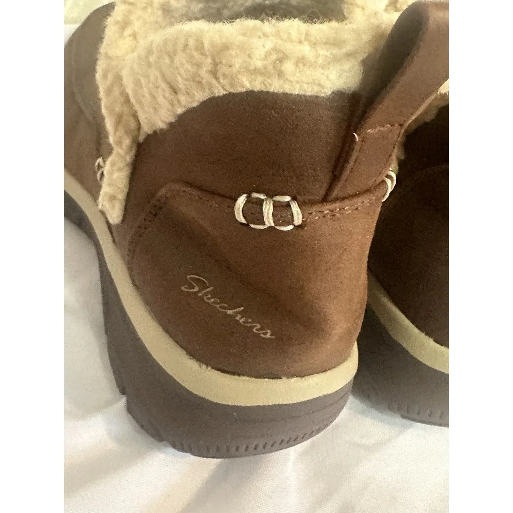 Skechers Easy Going Gold Rush Ankle Boots Womens 8.5 New Without Box